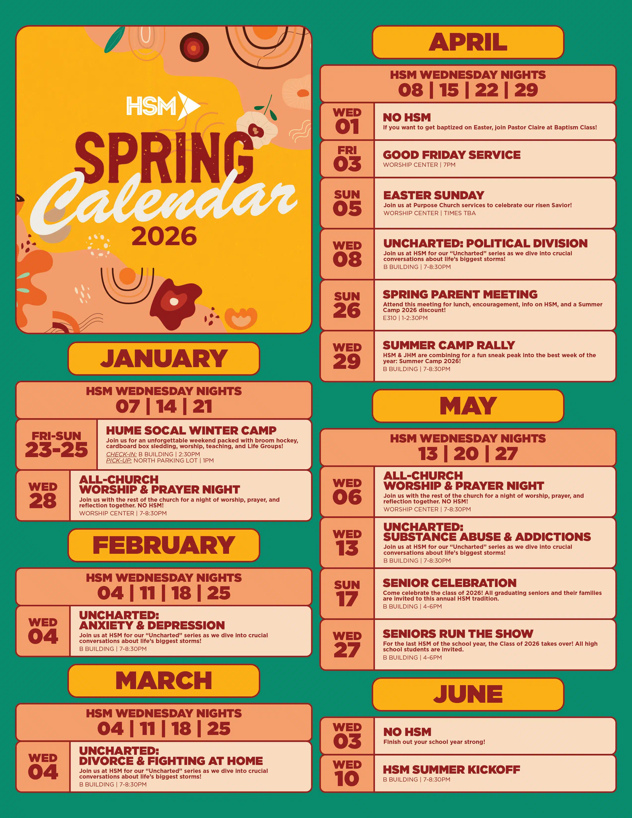HSM Spring Calendar 2026-01